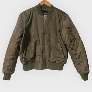 Madewell Olive Bomber Jacket